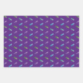 Dragonfly Wrapping Paper Flat Sheet Set van 3 (Voorkant)