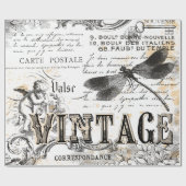 Dragonfly-wrapppapier - Frans Cadeaupapier (Vlak)