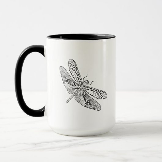 Dragonfly Zendoodle Mok (Links)