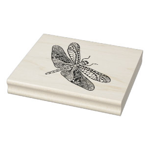 Dragonfly Zendoodle Rubberstempel