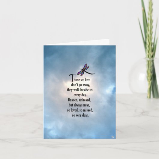 Dragonfly "Zo geliefd" Kaart (Voorkant)