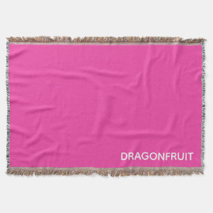 Dragonfruit roze kleurnaam deken