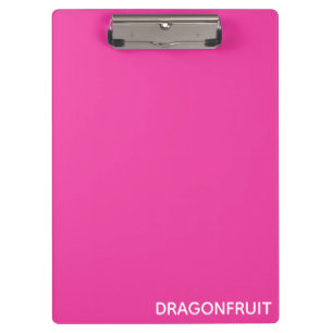 Dragonfruit roze kleurnaam klembord