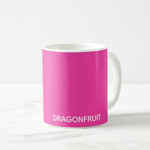 Dragonfruit roze kleurnaam koffiemok