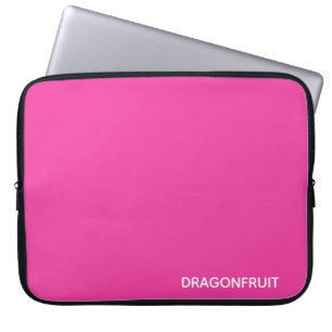 Dragonfruit roze kleurnaam laptop sleeve