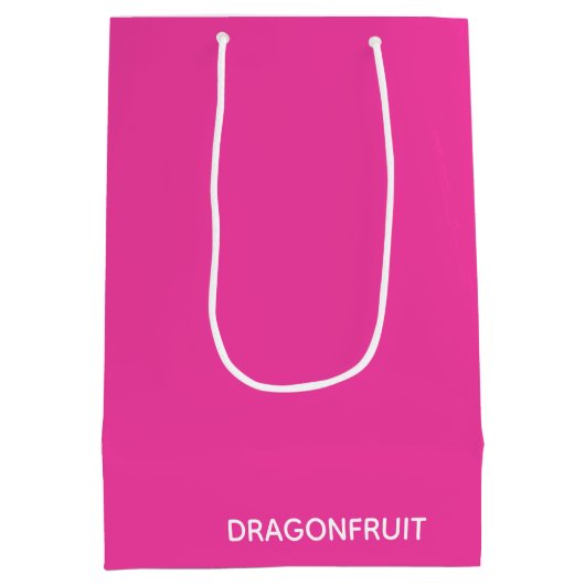 Dragonfruit roze kleurnaam medium cadeauzakje (Achterkant)