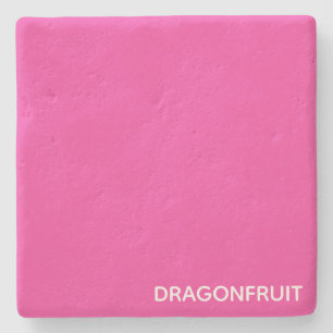 Dragonfruit roze kleurnaam stenen onderzetter