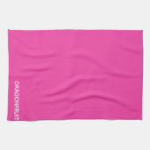 Dragonfruit roze kleurnaam theedoek (Horizontaal)