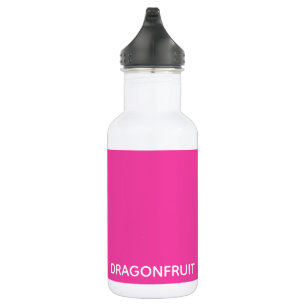 Dragonfruit roze kleurnaam waterfles 