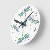 Dragonfus-wandklok Ronde Klok (Hoek)