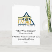 Dragonheart:  De wijze Draak Kaart (Achterkant)