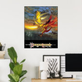 DragonLance Legend of Huma artwork Poster (Thuiskantoor)