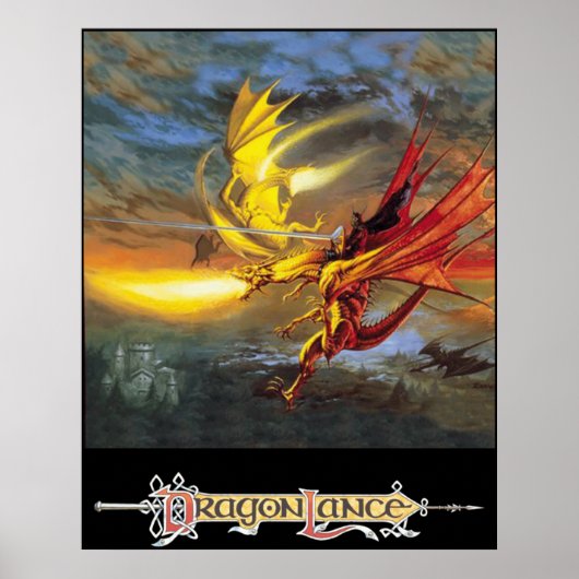 DragonLance Legend of Huma artwork Poster (Voorkant)
