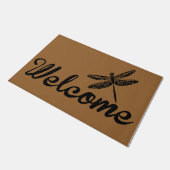 Dragonlies d'accueil Tapis simple, Insecte rétro (Incliné)
