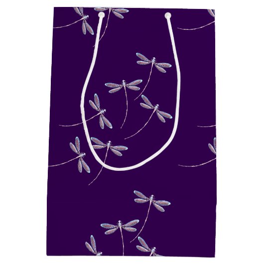 Dragonlies dans le sac cadeau moyen en vol (Dos)