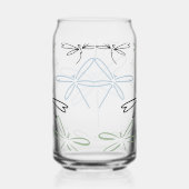Dragonlies Motif Drinkware Set (Droite)