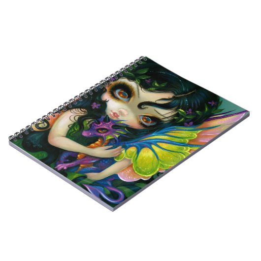 "Dragonling chéri carnet de V" (Côté gauche)