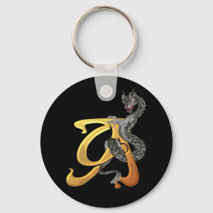 Dragonlore Initiaal A Sleutelhanger
