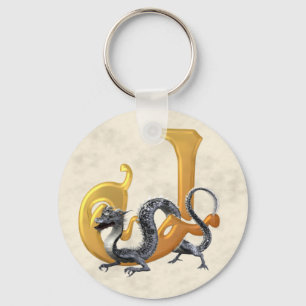 Dragonlore Initiaal J Sleutelhanger