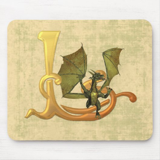 Dragonlore Initiaal L Muismat (Voorkant)