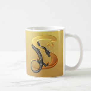 Dragonlore Initiaal S Koffiemok