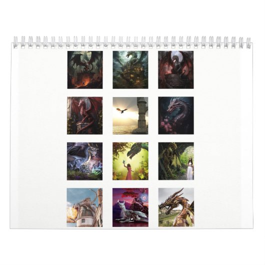 Dragons A Plenty 12 mois Calendrier (Protection)