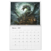Dragons A Plenty 12 mois Calendrier (Feb 2027)