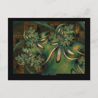 Dragons achtervolgen briefkaart