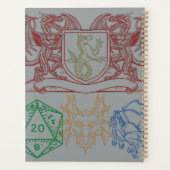 Dragons avec dés (Dos)