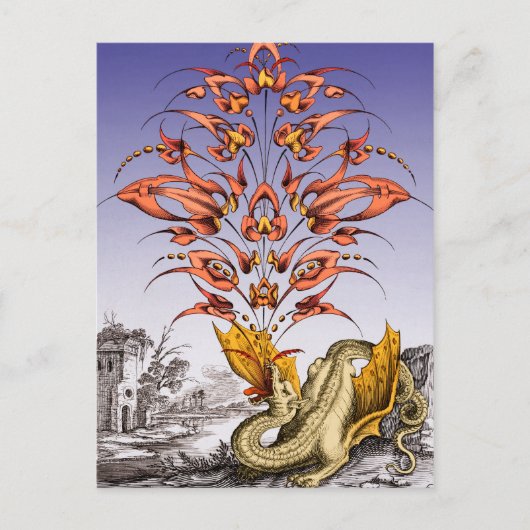 Dragon's Breath Briefkaart (Voorkant)