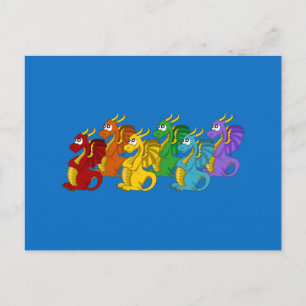 Dragons cartoon briefkaart