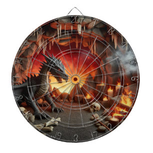 Dragon's Cave Art Dartboard Dartbord