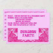 DRAGONS CHAUDS DANS LES DUNGEONS ~ INVITATION À LA (Devant / Derrière)