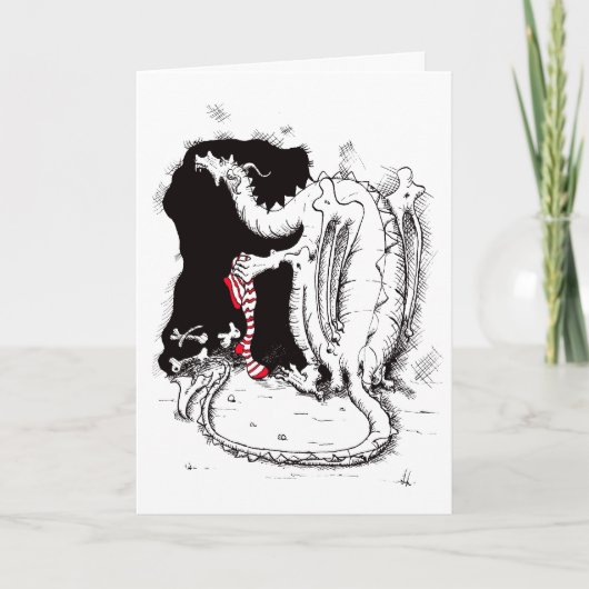 Dragon's Christmas Kaart (Voorkant)