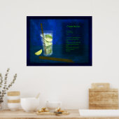 Dragons Cocktail Bar: Caipirinha Poster (Keuken)