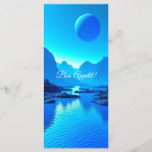 Dragons colorés dans Love Wedding Réception Menu (Dos)