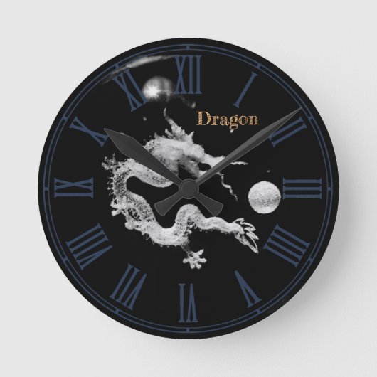 Dragons & Crystal Dragon Lore/Birth of the Dragon Ronde Klok (Voorkant)