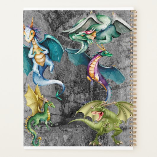 Dragons dans un coin (Dos)