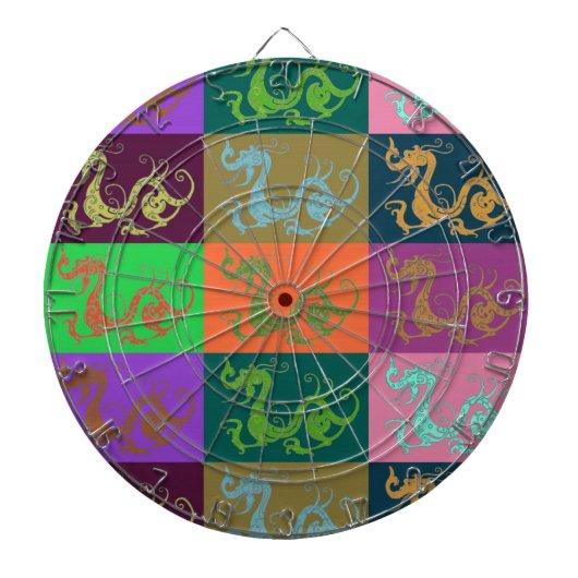 Dragons Dart Board Dartbord (Voorkant)