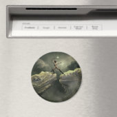 Dragons d'art Imaginaire et Magnet Warrior Woman (In Situ (Lave-vaisselle))