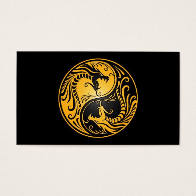 Dragons de Yang Jaune et Noir (Devant)