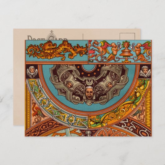 Dragons en Briefkaart van Gargoyles (Voorkant / Achterkant)