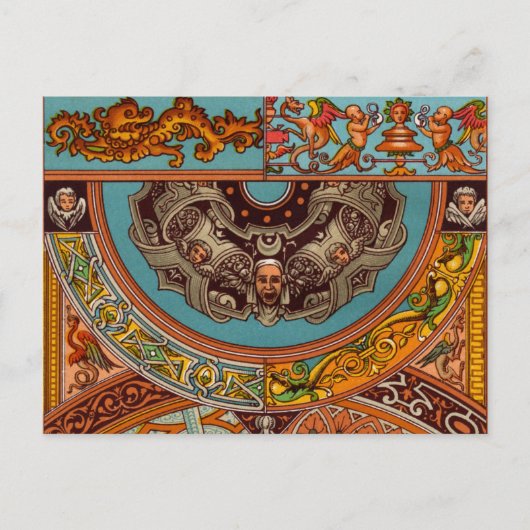 Dragons en Briefkaart van Gargoyles (Voorkant)