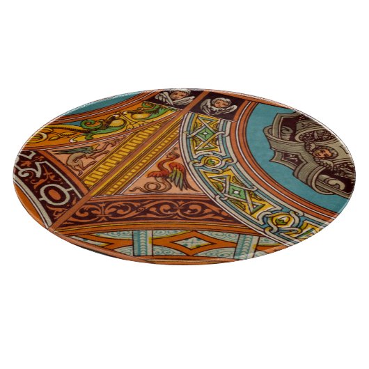 Dragons et gargouilles Planche à découper en verre (Coin)