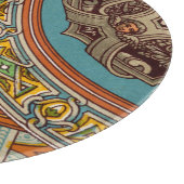 Dragons et gargouilles Planche à découper en verre (Coin)