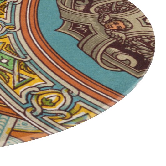 Dragons et gargouilles Planche à découper en verre (Coin)