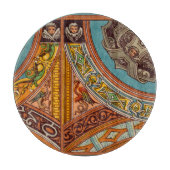 Dragons et gargouilles Planche à découper en verre (Devant)