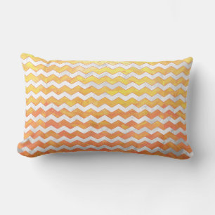 Dragons Eye Oranje Chevron Pattern Kussen
