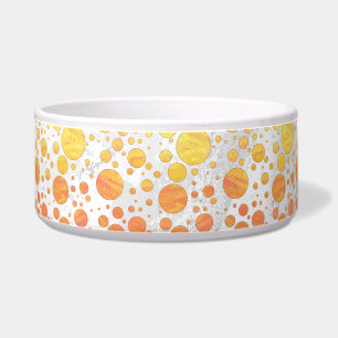 Dragons Eye Oranje Polka Dot Pattern Voerbakje