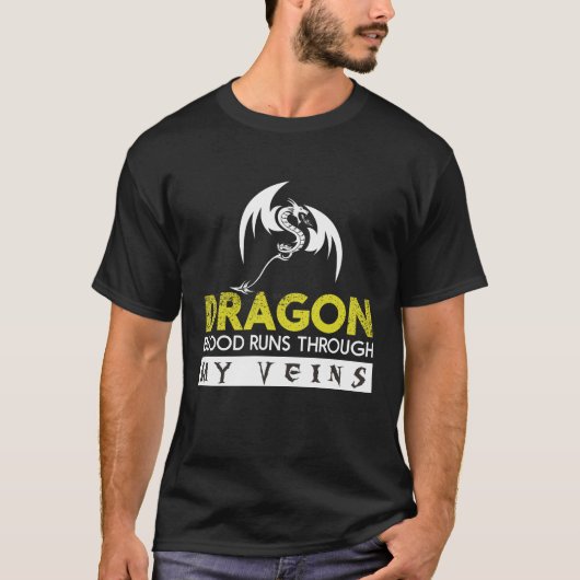 Dragon's Fury : Epic T-Shirt Design (Devant)